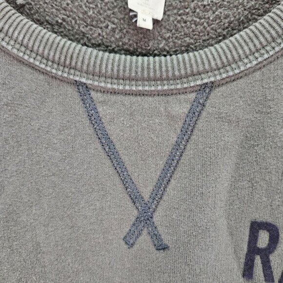 G-Star Raw Sweatshirt Spell Out Logo Green Pullover Long Sleeve Men's Size M - Picture 8 of 11